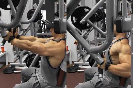 آموزش پرس سینه دستگاه موازی نشسته