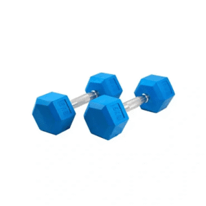 دمبل شش ضلعی 5 کیلوگرمی رنگی بسته 2 عددی