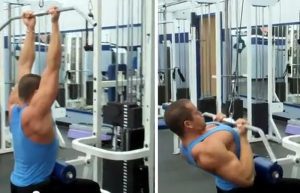 زیر بغل سیم کش از بالا دست برعکس دستگیره