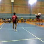 زمین بدمینتون مجموعه ورزشی شیرودی