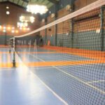 زمین بدمینتون مجموعه ورزشی شیرودی