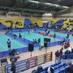 زمین بدمینتون مجموعه ورزشی شیرودی