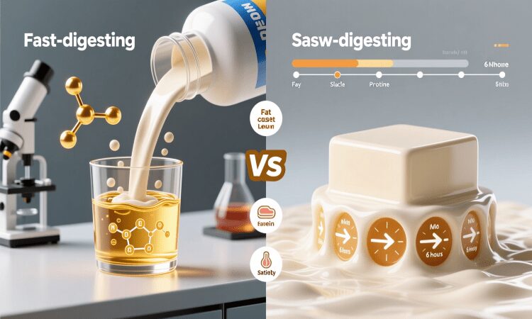 تفاوت پروتئین وی و کازئین؛ کدام برای عضلهسازی و چربیسوزی بهتر است؟