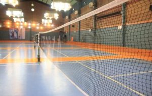 زمین بدمینتون مجموعه ورزشی شیرودی